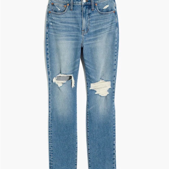 Madewell Denim - Madewell Boyfriend Jeans in Distressed Blue